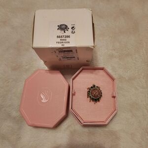 Swarovski Idyllia Turtle Ring Size 6/52
